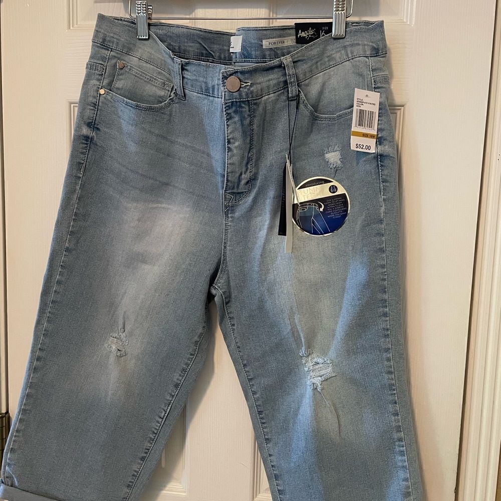Angels Forever Skinny 16W Cropped Jeans - Picture 13 of 13